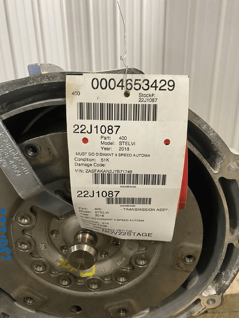 2018 Alfa Romeo Stelvio Transmission