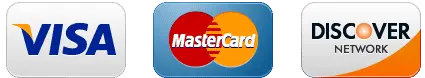 Accepted payment cards